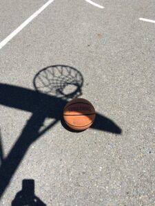 Self Care includes shooting baskets