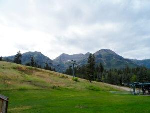 The chair lift at Sundance, in Summer, that take riders up to the 8,200 foot summit!